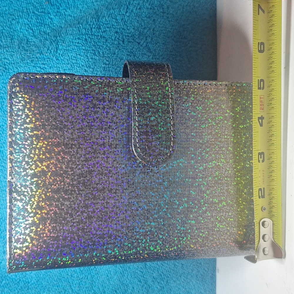 A6 Personal Notebook Binder - Binder 6 Ring, A6 Planner, Silver Rings - Picture 8 of 10